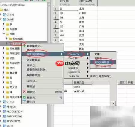 Windows达梦数据库创建视图图文教程_wishdown.com Windows达梦数据库创建视图图文教程_wishdown.com