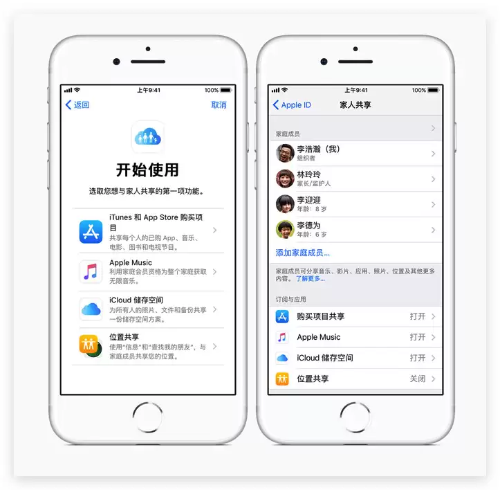 iCloud�洢�ռ��Apple Music���ķ����Ƿ�֧�ּ�ͥ��������