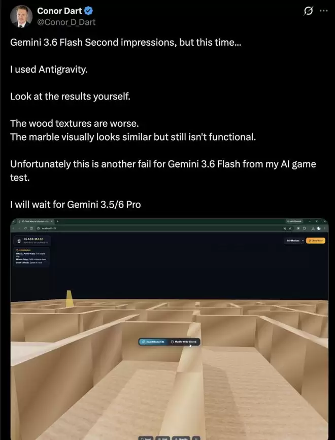 谷歌发布史上最差AI模型 Gemini 3.5 Pro延期_wishdown.com 谷歌发布史上最差AI模型 Gemini 3.5 Pro延期_wishdown.com