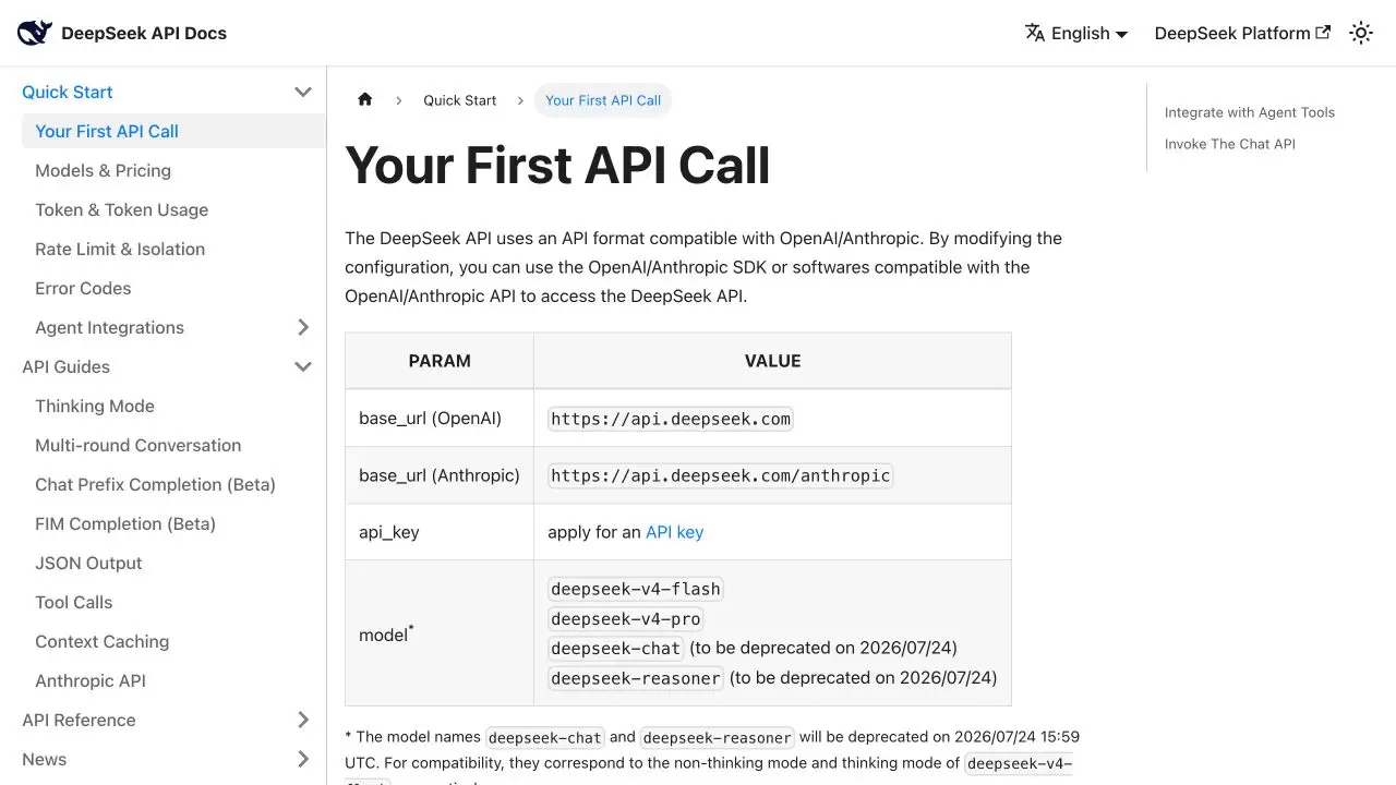 DeepSeek API Python �״ε�����ϸ�̳�