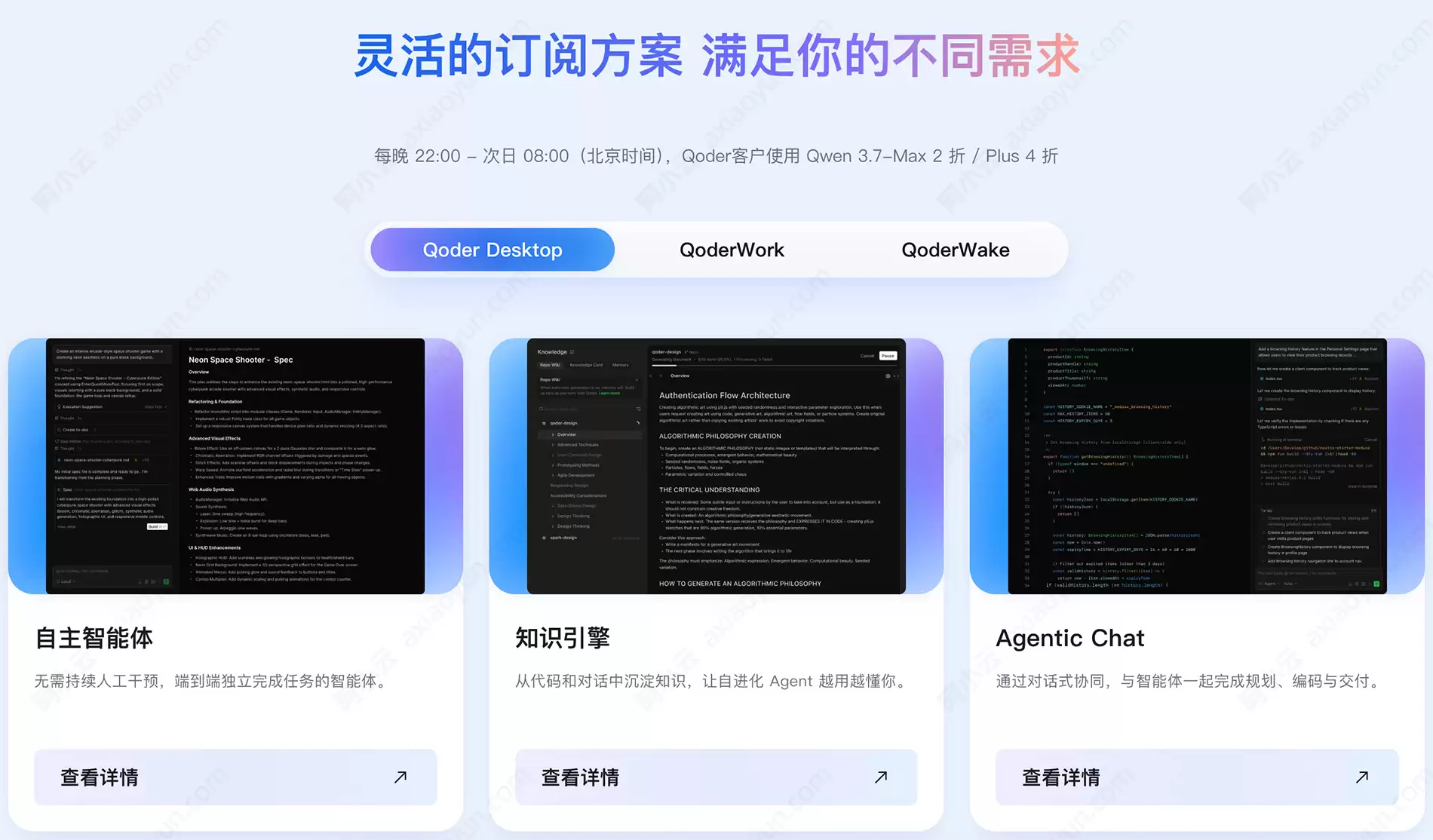 Night Qoder阿里云夜间AI编程2折优惠,Qwen3.7最高省80%_wishdown.com Night Qoder阿里云夜间AI编程2折优惠,Qwen3.7最高省80%_wishdown.com