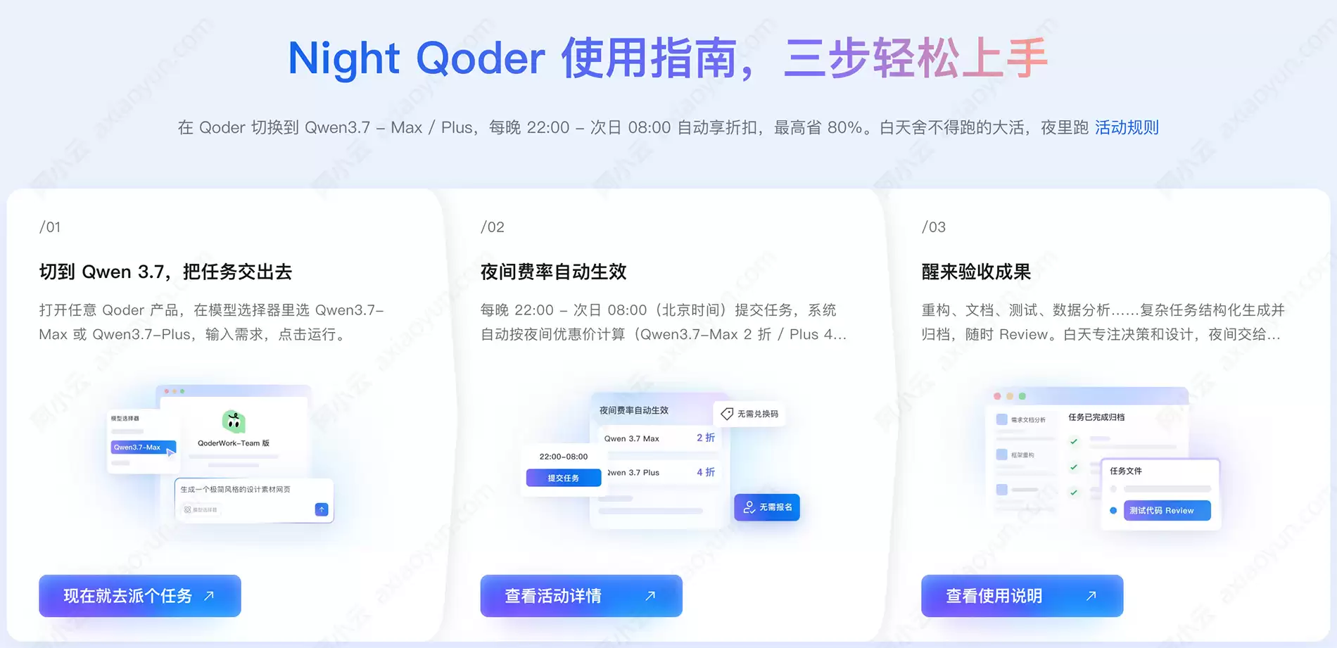 Night Qoder阿里云夜间AI编程2折优惠,Qwen3.7最高省80%_wishdown.com Night Qoder阿里云夜间AI编程2折优惠,Qwen3.7最高省80%_wishdown.com