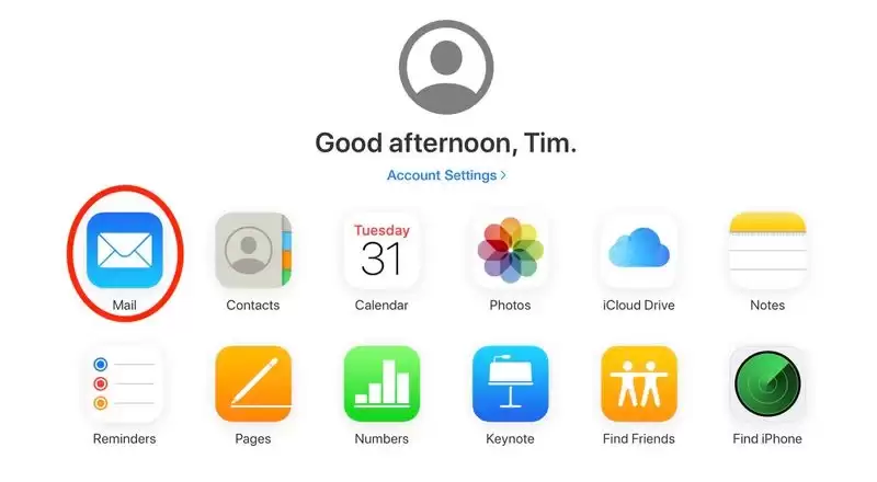 �����iCloud�����ʼ������շ��ʼ�