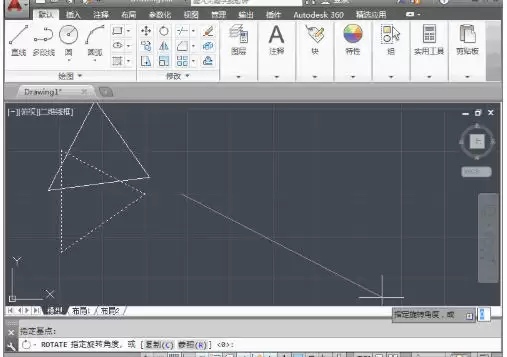 AutoCAD2014旋转操作教程_wishdown.com AutoCAD2014旋转操作教程_wishdown.com