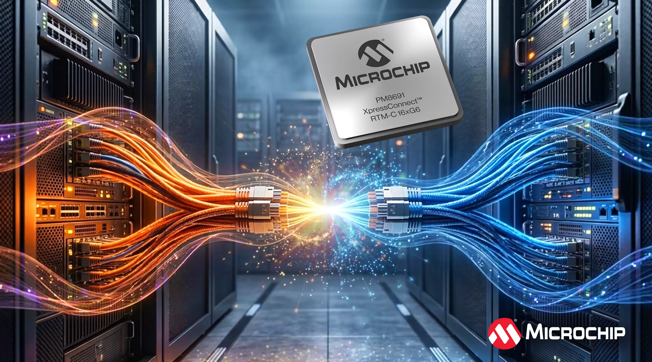 Microchip����PCIe 6.0/CXL 3.1�ض�ʱ�����AI���������ӳ����ź�������