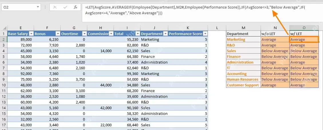 Excel LET������������򻯸��ӹ�ʽ��д����