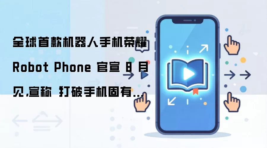 ��ҫRobot Phoneȫ���׿�������ֻ�8�·������ƹ�����̬