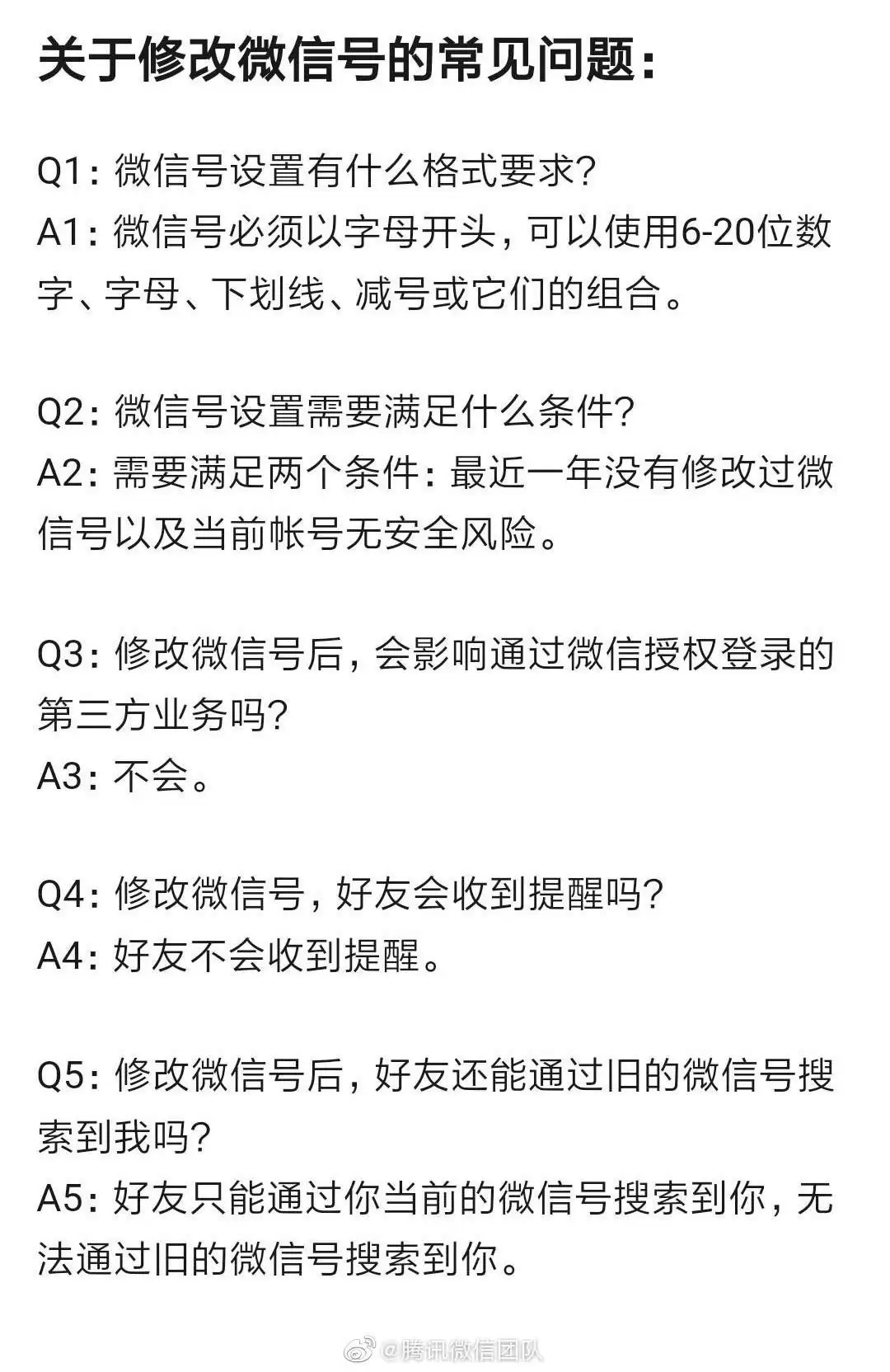 iOS 版微信更新,终于支持修改微信号 iOS 版微信更新,终于支持修改微信号