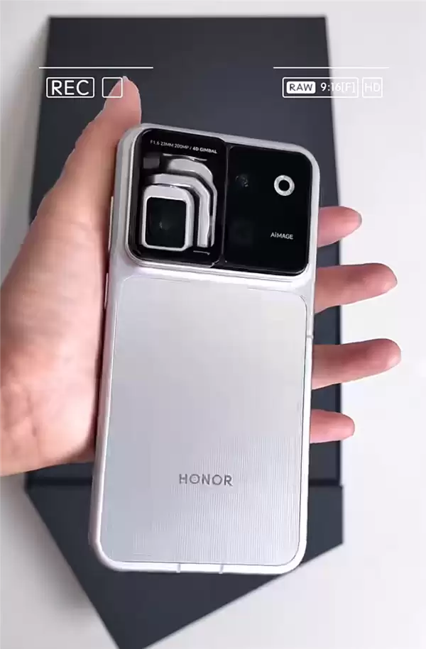 全球首台机器人手机 荣耀Robot Phone开箱 机械臂太科幻_wishdown.com 全球首台机器人手机!荣耀Robot Phone开箱:手机长出机械臂 太科幻了
