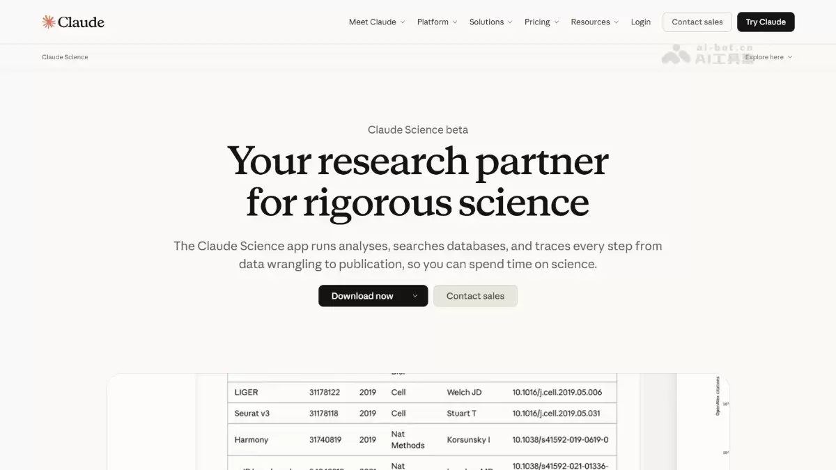 Anthropic�Ƴ�ȫ��Claude Science�˹����ܿ��й���̨������ѧ����