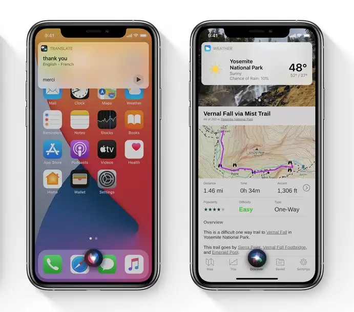iPadOS 14 ���������԰��¸Ľ���֧�ֻ���Siriʱͬʱ��Ӧ�û���
