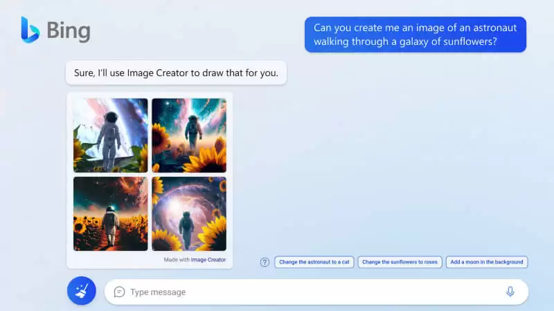 ΢����ӦAIͼƬ���ɹ���Bing Image Creator