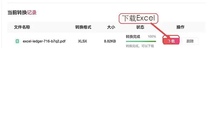 PDF文档怎么在线转成Excel表格的详细方法步骤教程_wishdown.com 极轻PDF下载Excel