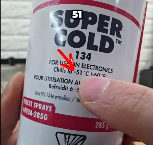 10���轵60°C�����������51°C�䶳������CPU���£�һ��˲����˪