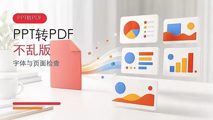 PPT怎么转PDF不乱版?保留原格式的方法与技巧_wishdown.com PPT怎么转换成PDF不乱版?字体与页面检查教程