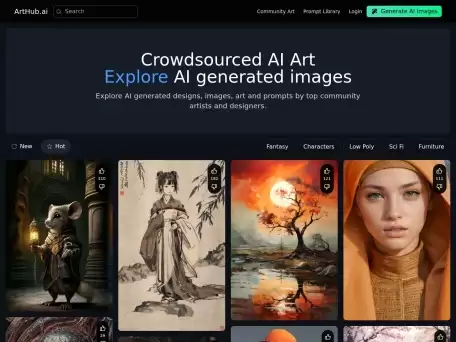 Art Hub��̽��AI�������ͼ��������������������ʾ