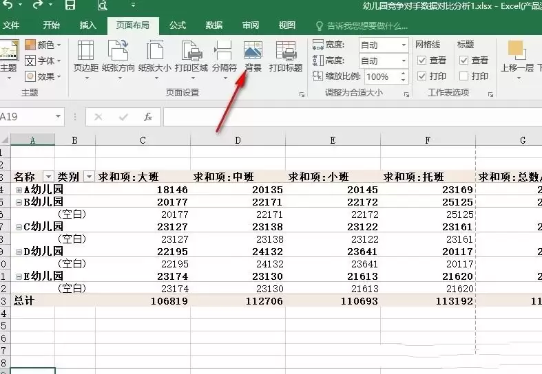 Excel中如何添加背景图片与背景颜色设置_wishdown.com Excel中如何添加背景图片与背景颜色设置_wishdown.com