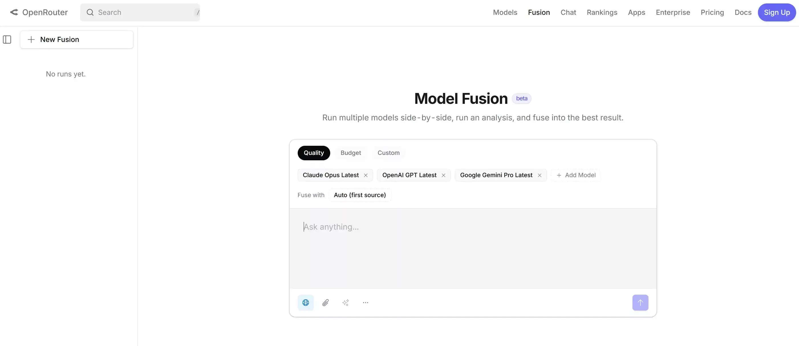 OpenRouter Fusion��ģ�������ں���Эͬ�����������