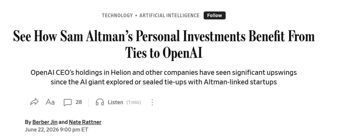 ��������OpenAI�ʽ�粨�ع⣺6650����������ע