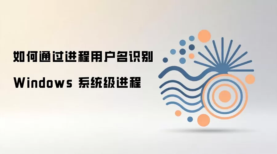如何通过进程用户名判断Windows系统级进程_wishdown.com 如何通过进程用户名识别 Windows 系统级进程