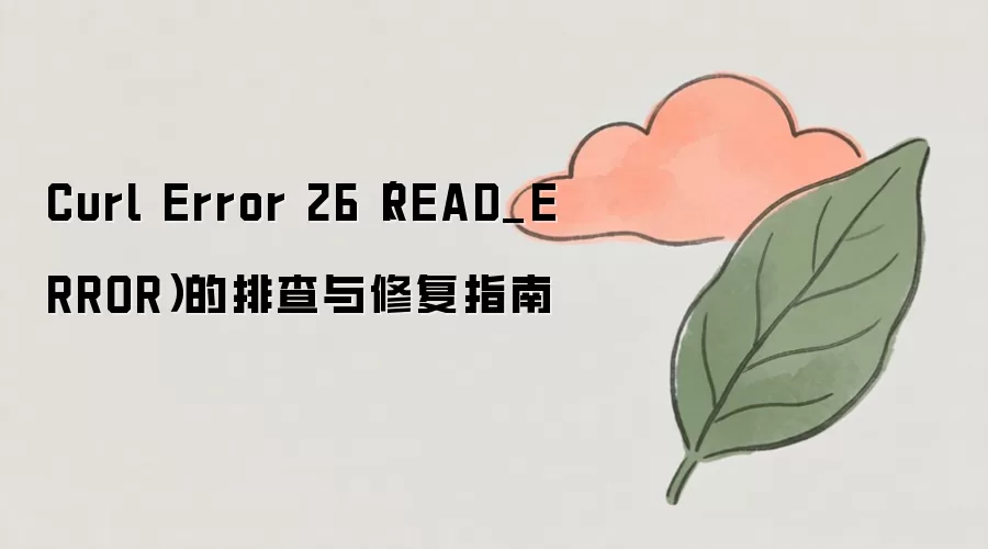 Curl Error 26读取错误排查与修复解决指南_wishdown.com Curl Error 26(READ_ERROR)的排查与修复指南