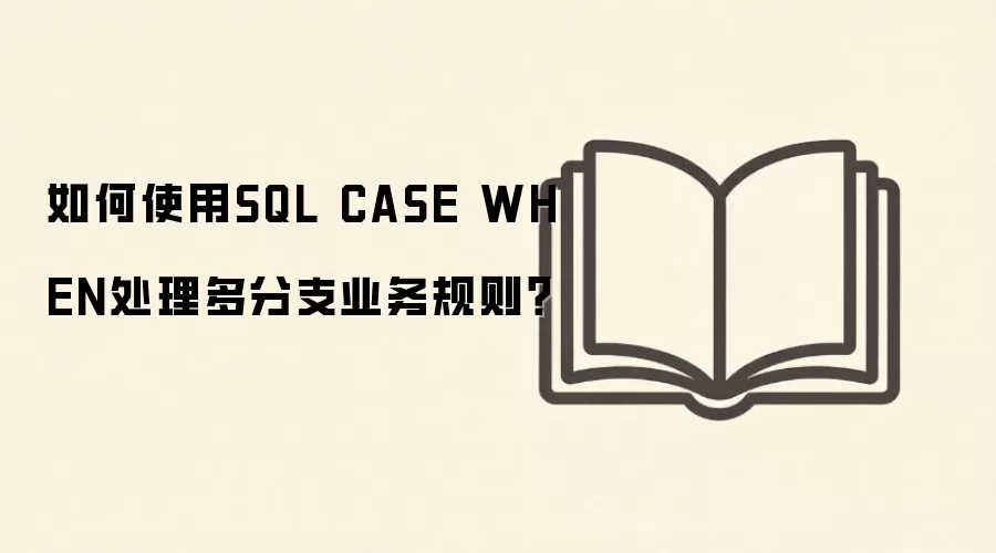 SQL CASE WHEN�������֧ҵ�����ķ�����ʵս����