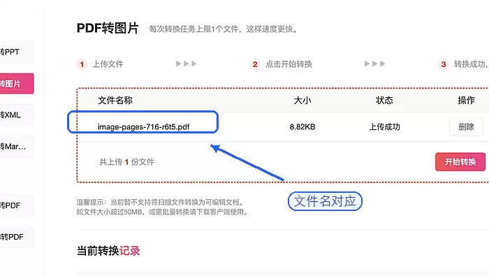 PDF转换成JPG图片的方法及清晰度检查技巧_wishdown.com 核对PDF文件上传状态