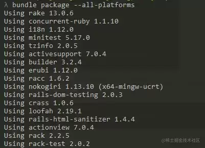 前端开发者学Ruby实战:唐诗API项目入门_wishdown.com bundle package