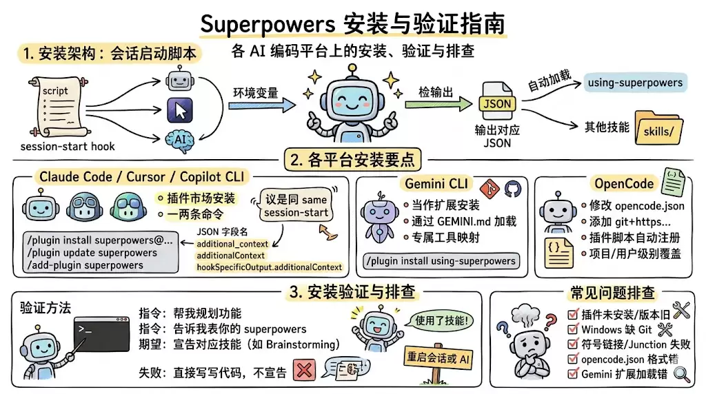 Superpowers多平台AI编码助手安装使用与实践指南_wishdown.com 在这里插入图片描述