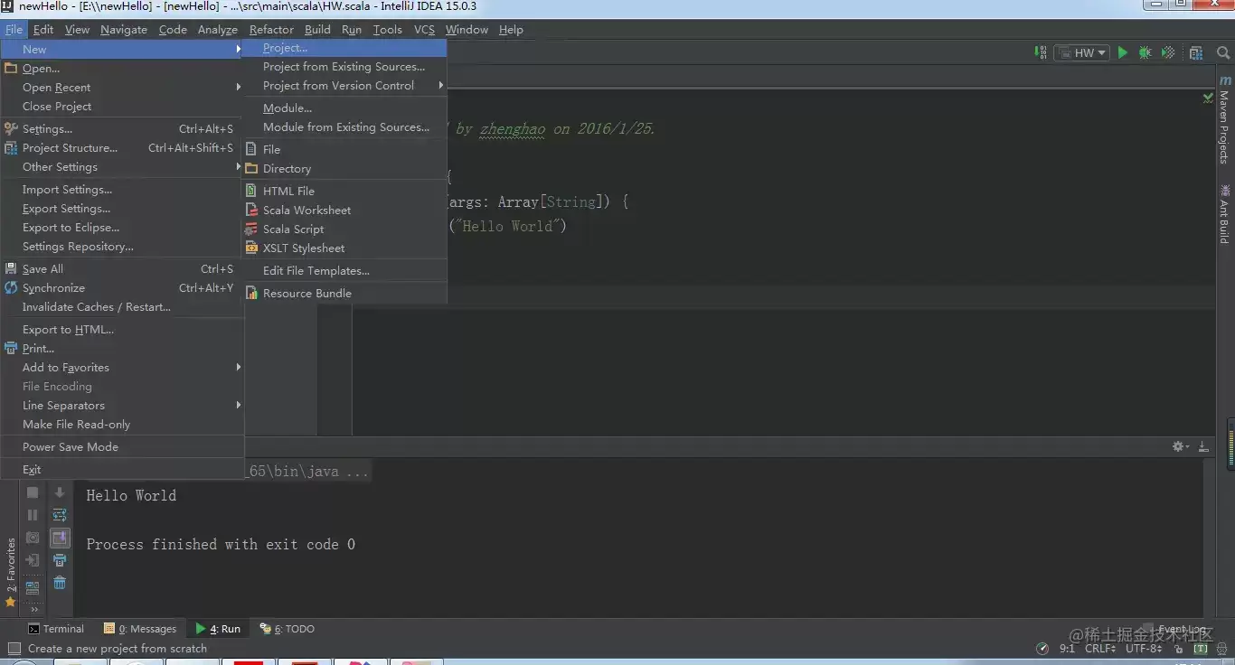 IntelliJ IDEA开发环境搭建与Scala配置打包教程_wishdown.com 技术分享