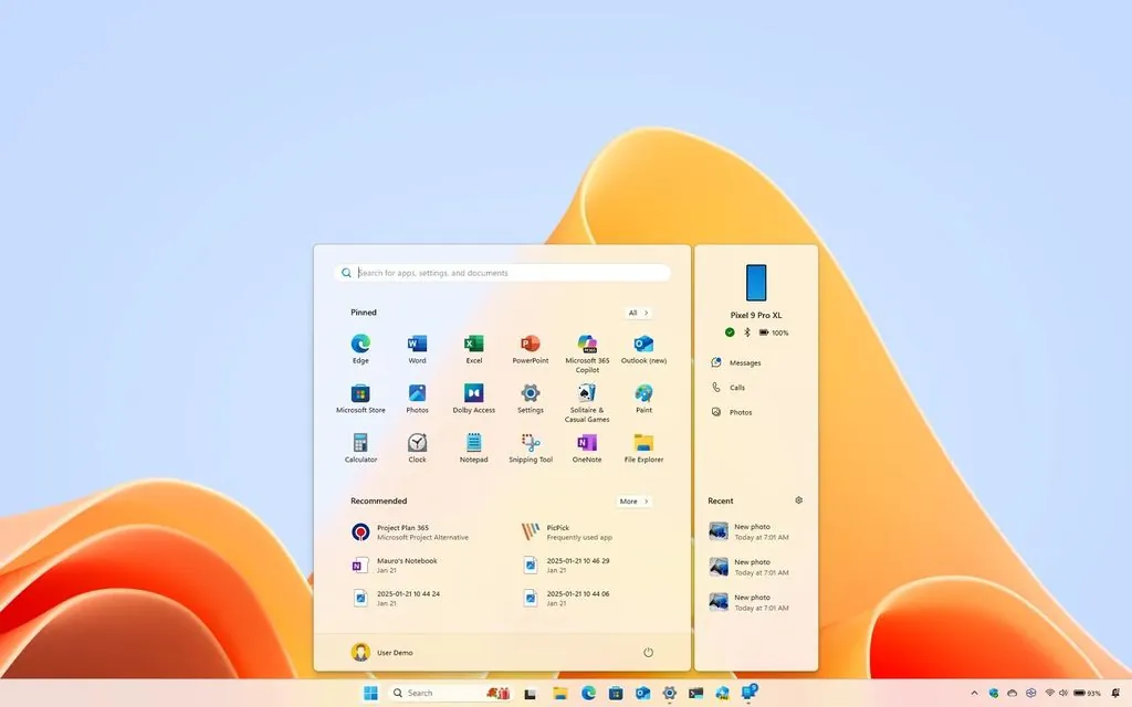 Win11С���ɣ��ڿ�ʼ�˵���ʾiPhone��Ϣ����