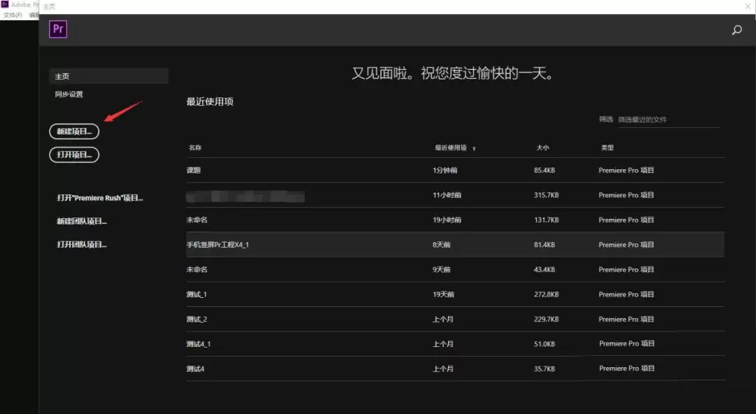 Premiere制作下雨效果教程:BCC Rain插件参数详解_wishdown.com 项目面板中导入视频素材的界面