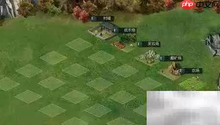 无疆国度新手入门指南:界面功能与资源管理详解_wishdown.com 无疆国度游戏主界面截图,展示建筑工坊、兵营及功能中心入口