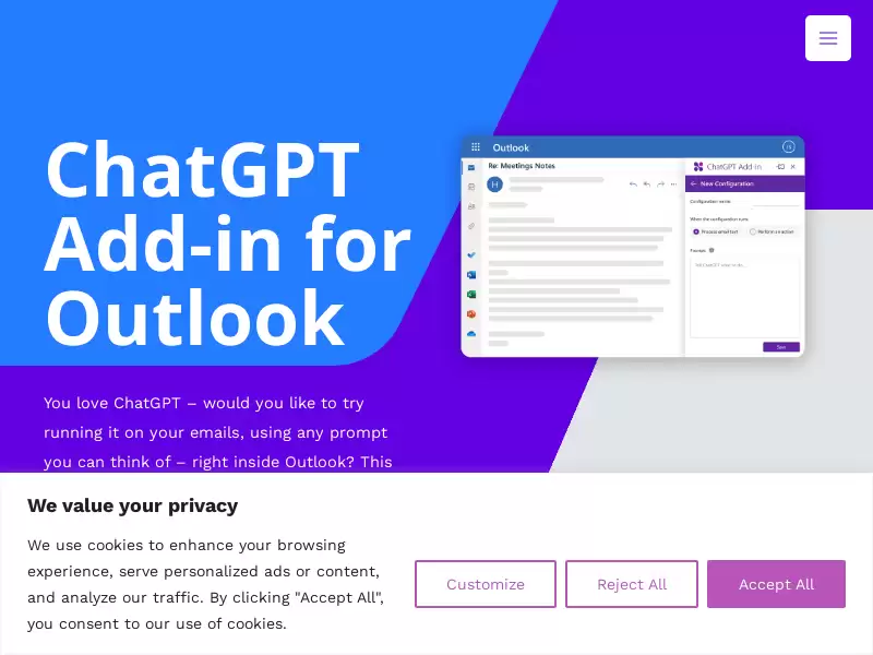 ChatGPT Outlook插件使用指南:在邮件中直接运行AI助手
