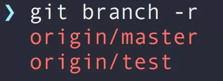 Git 删除分支:本地与远程分支彻底清理指南_wishdown.com Git终端执行git branch -r命令后显示的远程分支列表