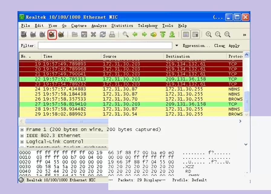 Wireshark怎么抓取网络数据包_wishdown.com Wireshark怎么抓取网络数据包_wishdown.com