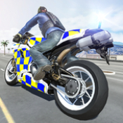 城市警察摩托车驾驶